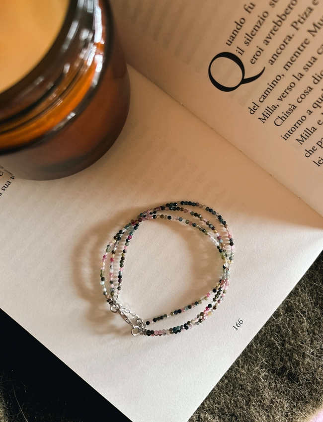 bracciale Elisa - tormalina policroma